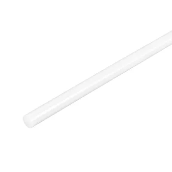 Uxcell Műanyag Kerek Rod,4mm Dia 50cm Fehér Műszaki Műanyag Kerek Bár 1db