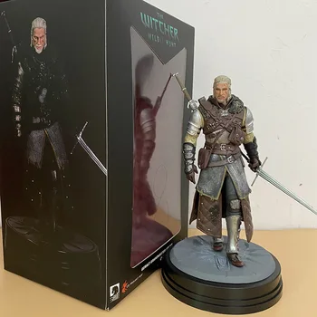 Vadászat Geralt akciófigura Witcher-ed 3 Vad 907 Farkas PVC Modell Játékok Ajándék Baba
