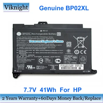 Valódi BP02XL Akkumulátor HP Laptop Pavilion 15-sorozat BP02041XL HSTNN-LB7H HSTNN-UB7B TPN-Q172 TPN-Q175 Akkumulátor 7.7 V 41wh