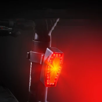 Vastfire Kerékpár Lámpa USB-s Kerékpár Lámpa Bicikli Hátsó Lámpa Töltés Szuper Fényes MountainWaterproof Este Lovaglás Figyelmeztetés