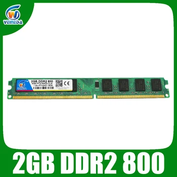 VEINEDA ram memória ddr2 2gb 800mhz ram PC2 6400 az Intel AMD alaplap kompatibilis 667 ,533