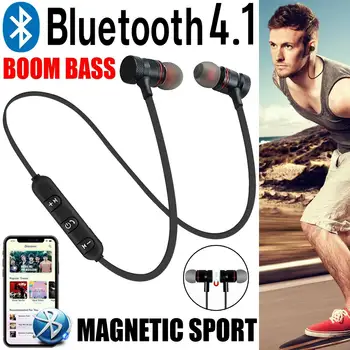 Vezeték Nélküli Sport Fülhallgató In-Ear Bluetooth 4.2 Sztereó Fejhallgató, Fülhallgató Mikrofon