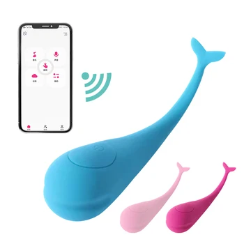Vezeték nélküli Távirányító G-pont Masszírozó App Vibrátorok Női Klitorisz Stimulátor Vibráló Tojás Szex-Játék a nők Hüvelyi Labda