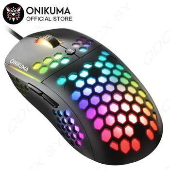 Vezetékes Gaming Mouse 7 Gombot 6400 DPI USB Egér Gamer Egerek, Lélegzést utánzó Fény RGB Szín PC Laptop