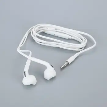 Vezetékes Headset, Fülhallgató, Jó Minőségű Fehér In-Ear Fülhallgató Mikrofonnal Hordozható Fülhallgató Samsung Galaxy S6