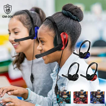 Vezetékes Headset Gaming Fejhallgató Mikrofonnal A PS4 PS5 Xbox Számítógép Bass Sztereó PC Játék, Tanulás, Fülhallgató Diák Ajándékok
