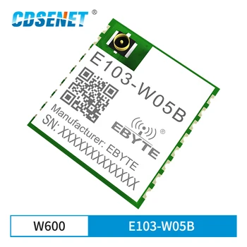 W600 Vezeték nélküli WiFi Modul Adó 2,4 GHz-es 20dBm Soros Parancs ESP-07S Wi-Fi Digitális Átlátszó Átviteli E103-W05B