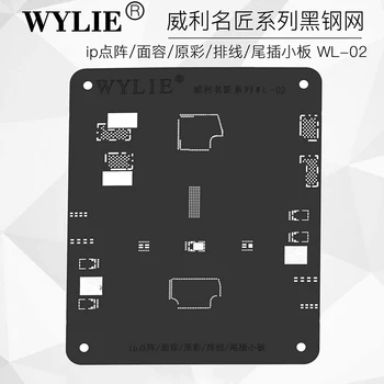WYLIE BGA Reballing Stencil iPhone 11 Pro MAX XS X/XR 8P 8 7 7P 6-OS Pont Mátrix Arcát ID/True Color LCD-Képernyős Kábel PCIE NAND