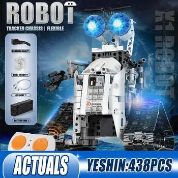 Yeshin High-tech Kreatív RC Robot, Elektromos Játékok, építőelemek Tégla Távirányító Intelligens Robot Gyerekeknek, Születésnapi Ajándékok