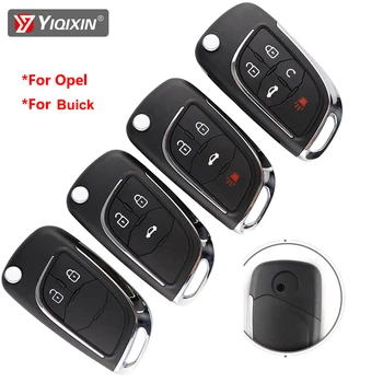 YIQIXIN Módosított Flip Összecsukható Távoli Autó Kulcs Shell Fob Esetben Az Opel Opel Insignia, Astra Mokka A Buick 2/3/4/5 Gombok