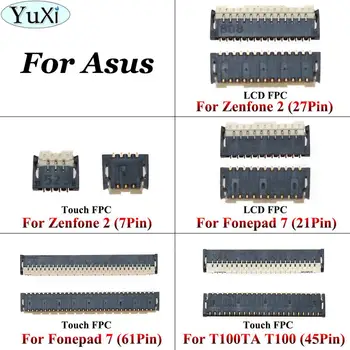 YuXi LCD kijelző FPC Csatlakozó Port Plug az alaplap az ASUS zenfone 2 ZE500KL Z00ED Fonepad 7 T100TA T100 27/ 7/ 21/61/45 pin