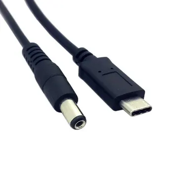 Zihan 20cm USB 3.1 C Típusú USB-C DC 5.5 2,5 mm-es tápkábel Hosszabbító töltőkábellel Apple Új Laptop