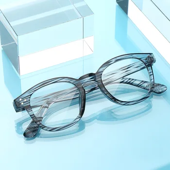 Évjárat Számítógépes Szemüveg nagy Keret, Nők, Férfiak Anti Kék Fény Kerek Szemüveg Blokkoló Szemüveg Optikai Látvány Szemüveg