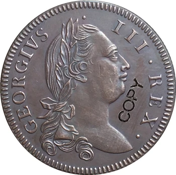 Írország <1774-1782> 5 érme, érmék másolat