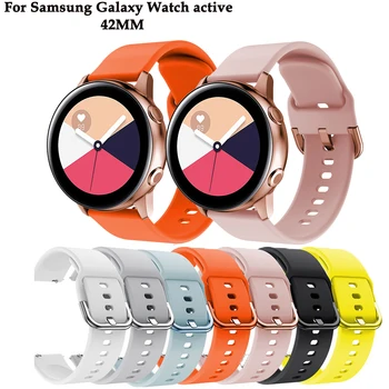 Óraszíjak 20mm Samsung Galaxy Óra Aktív 2 Szilikon sport csukló karkötő watchband samsung aktív 2 óra zenekarok 1:1