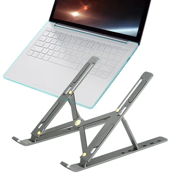 Összecsukható Laptop Állvány Állítható Notebook Állvány Hordozható Laptop Tartót Tablet Állvány, Számítógép Támogatja A MacBook Air Pro ipad