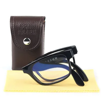 Összehajtható Olvasó Szemüveg Esetén Hordozható Ultrakönnyű Üzleti Távollátás Szemüveg Szemüveg A Nők, A Férfiak Szeme Receptet +2.0