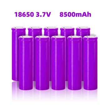 Új 3.7 V 8500mAh 18650 Lítium Akkumulátorral Zseblámpa LI-Ion Akkumulátorok