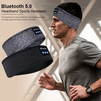 Új 3D-s fejhallgató vezeték nélküli zene aludni lelet lélegző szem maszk Bluetooth v5.0 fülhallgató hívás gyártók Dropshipping