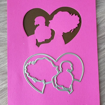 Új anyák Napja anya fém vágó meghalni penész scrapbook dekoráció dombornyomott fotóalbum dekoráció kártya készítés DIY kézműves