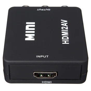 Új Mini HDMI-RCA Kompozit Video Audio AV-Adapter Átalakító Adapter 720P, 1080P