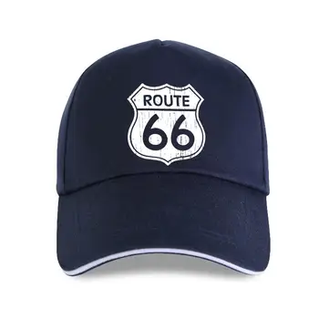 Új Route 66 Motoros Vezető Férfi Divat Eredetiség Grafikus Baseball sapka Felső