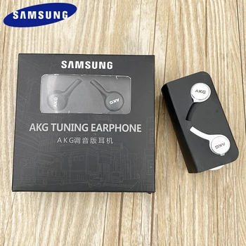 Új Samsung AKG Fülhallgató 3,5 MM-es In-Ear Sztereó Sport Fülhallgató, Mikrofon Vezetékes Vezérlés Galaxy S8 S9 S10 S7 Plus S6 Szélén A10 A50