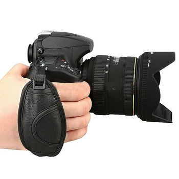 Új Univerzális Kamera csuklópánt Markolat Canon Nikon Pentax, Sony Minolta, Panasonic a nem az Olympus, Kodak, Fekete szín