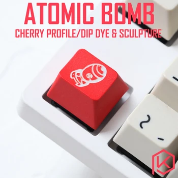 Újdonság cseresznye profil dip dye, szobrászat pbt keycap mechanikus billentyűzetek Festék Sub legendák atomi fallout 4 piros fehér